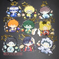 Keychain Accessory Fashion Gift Haikyuu  Acrylic Keyring Pendants Bag Decor