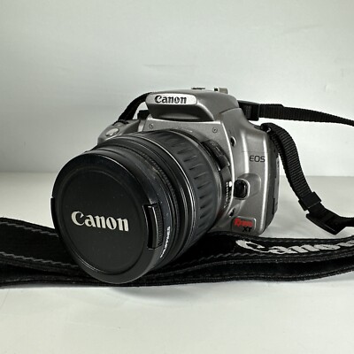 Canon EOS Rebel XT Digital Camera DS126071, 18-55mm Lens CF Card Charger Battery