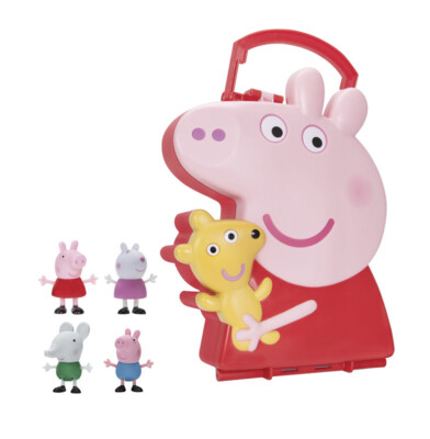 PEPPA PIG Carry Along Friends Case with Figurines New in Box | eBay