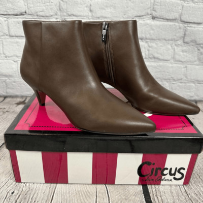 NEW Circus by Sam Edelman Women s Kirby Ankle Booties Buffalo Brown 6.5