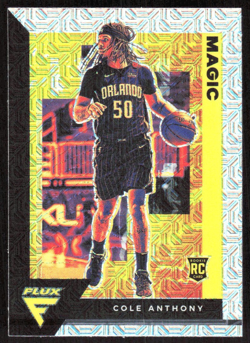 2020-21 2838E Panini Flux MOJO PRIZM Cole Anthony Rookie Orlando