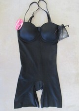 NEW SPANX 'Suit Your Fancy' Midthigh Bodysuit Size Small S Very Black 148