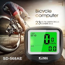 Wasserdichter Fahrrad Tacho Fahrrad Meter Computer Geschwindigkeitsmesser Radfahren