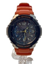 Casio Solar Watch G-Shock/Analog/Rubber/Orn/Casio/Orange/5121