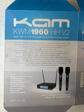 Kam KWM1960HH V2 dual radio microphone system includes delivery
