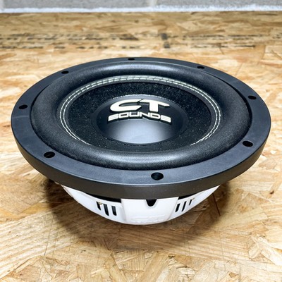 Used CT Sounds HYDRO-8-D4 300W RMS 8'' Shallow Mount Subwoofer - Dual 4 Ohm
