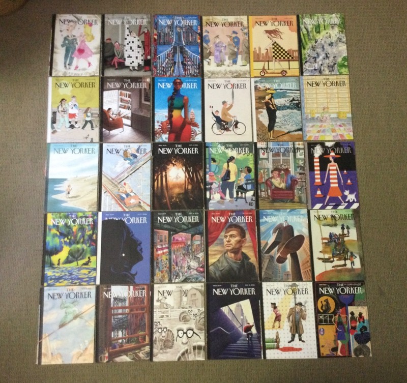 NEW YORKER magazine 2024 just covers total of 30
