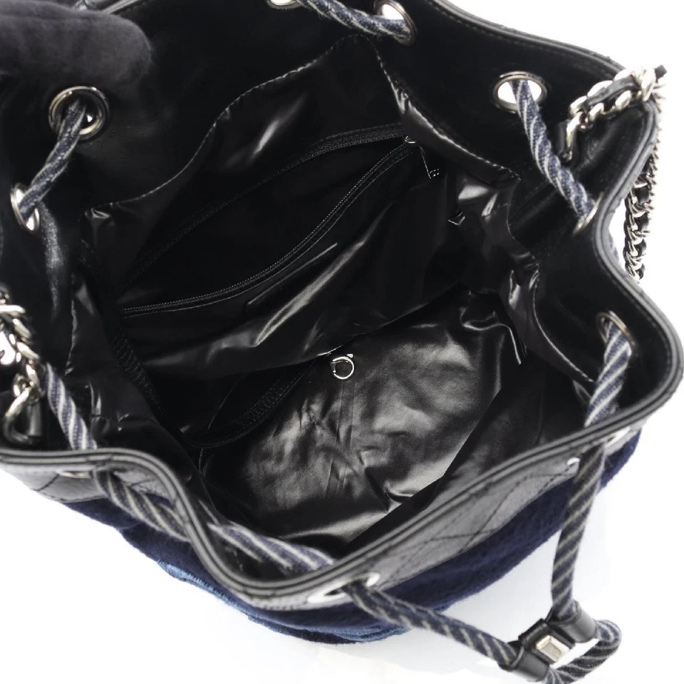 Bolso de hombro Chanel de lana bordado de fieltro de piel de cordero 921474 Foto 3 de 4