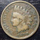 1890 Indian Head Penny 1c US Coin Philadelphia Mint