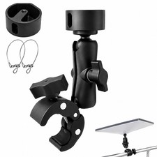 Starlink Mini Clamp Mount for 2025/2026, 360 Adjustable Aluminum Alloy Black