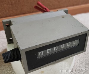 Veeder-Root Form No. 744396-011 6 Digit Electronic Analog Counter 115v AC Tested