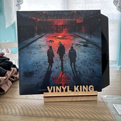 stranger things season 4 soundtrack vinyl VG+ 2022 Alternate Cover + Stickers