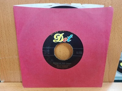 45 / Billy Vaughn / 1959 / Hawaiian War Chant / Trade Winds