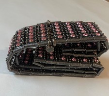 Philippe Audibert Swarovski Pink Crystal belt