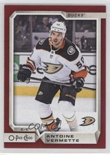 2018-19 O-Pee-Chee Red Antoine Vermette #307 2a8