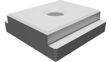 Dado a T Inserto Guida Scanalatura per Bosch GTS10 Sega Banco Stampato 3D