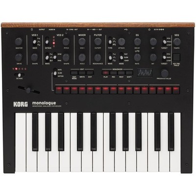 Korg Monologue BK - Black * NEW * analog synthasizer
