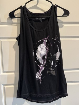 BioWare Tali Zorah Tali Mass Effect Tank Top M Black Purple