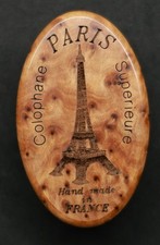 Paris Rosin for VIOLIN, VIOLA in Oval Wooden box Item 7