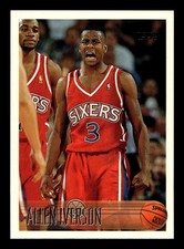 1996-97 Topps #171 Allen Iverson RC ROOKIE PHILADELPHIA 76ERS HOF