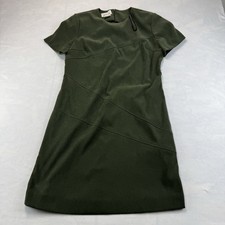 Worthington Sheath Dress Womenâs Size 10 Olive Green Career Short Sleeve
