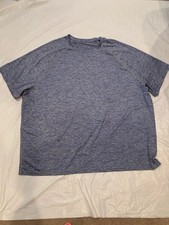 Amazon Essentials Blue Static Men's Quick Dry T Shirt Size 4XL