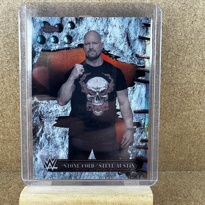 2025 WWE Topps Chrome Cactus Jack White Refractor ''Stone Cold'' Steve Austin #70