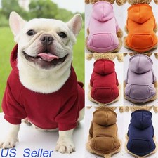 Puppy Apparel Outfit Pet Costume Cat Dog Pullover Clothes Hoodies With Pockets