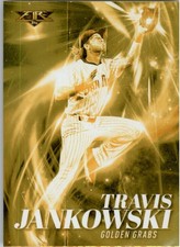 2017 Topps Fire Golden Grabs Gold Minted #GG12 Travis Jankowski - BB