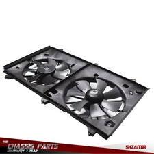 Dual Radiator Cooling Fan For Honda Accord EX LX DX 2.4L 2003-2007 19015RAAA01