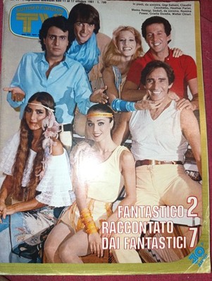 RIVISTA SORRISI E CANZONI TV 1981 N. 41. HEATHER PARISI, ROMINA POWER, SABANI.