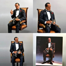 Statua action figure 16 cm Il Padrino Michael Vito Corleone modello giocattolo regalo NUOVO