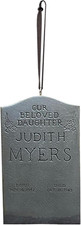 Halloween 1978 Holiday Horrors Ornament  Judith Myers Tombstone