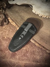 🏴‍☠️ Nightstitch Leather Custom IWB Fixed Knife Sheath | DCC Clip | Handmade