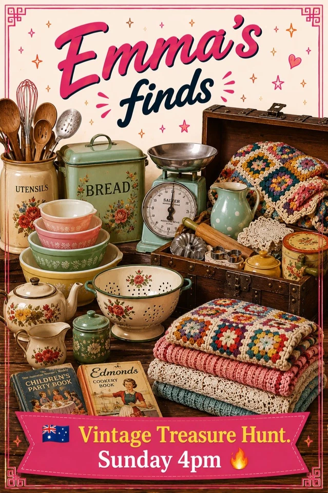 🇦🇺 Vintage Roadtrip Treasure Hunt! 🔥 $1 start Vintage & Retro