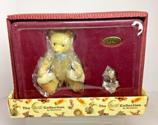    STEIFF  ENESCO 1949 BABY BEAR   PORCELAIN  Pewter Chimp Lt Ed NEW in Box   