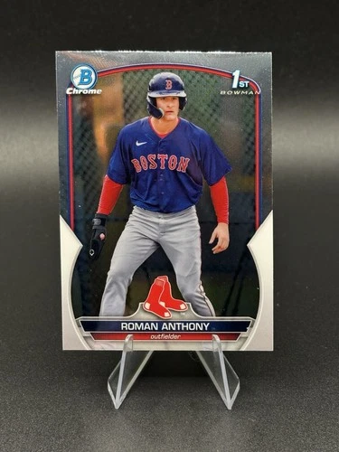 2023 Bowman Chrome Prospects Roman Anthony #BCP-71 1st Bowman Red Sox