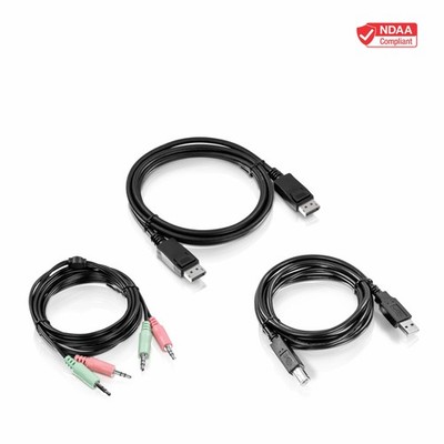 TRENDnet  TK-CP06, 6 ft.DisplayPort,USB,and Audio KVM Cable Kit