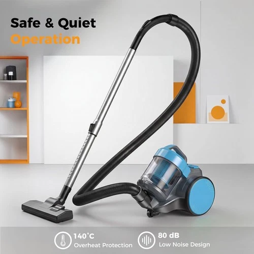 Powerful Bagless Canister Vacuum Cleaner, 1000W, 16Kpa Suction, Large 1.8L Dust