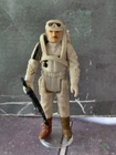 1980 Vintage Kenner Star Wars Rebel Commander Hoth W/backpack, Weapon & Base