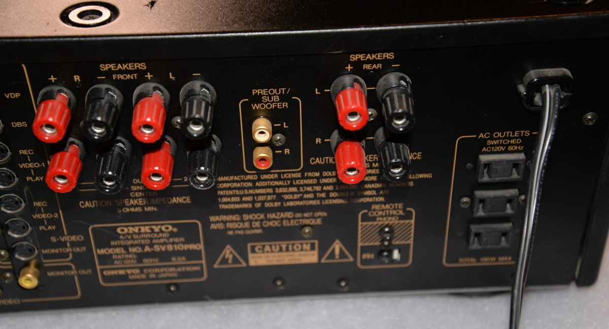 ONKYO Integra A-SV810PRO AV Surround Integrated Amplifier R1