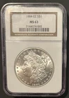1884 Carson City Morgan Silver Dollar MS63 NGC 3144074-002