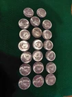 Brilliant UNC Roll 1964 Kennedy Half Dollars 90% Silver