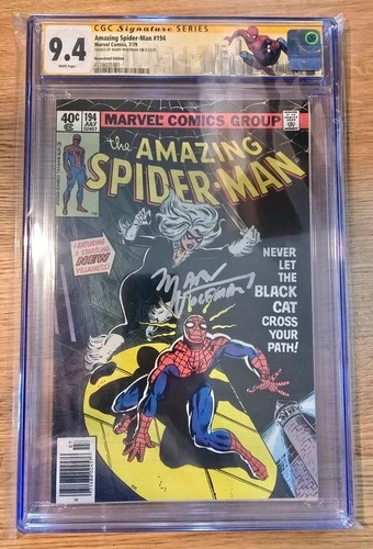 Amazing Spider-Man 194 CGC 9.4 Signed by Marv Wolfman