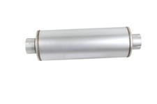 Xtreme Stainless Steel Diesel Muffler - 4 Centercenter - 7 Round - 24 Body Xtreme Stainless Steel Diesel Muffler - 4 Centercenter - 7 Round - 24 Body
