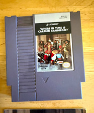 Konami Where in Time Is Carmen Sandiego? (Nintendo NES) w/ Manual Included
