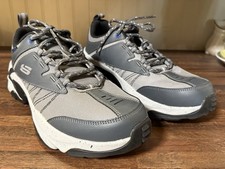 Skechers Men's Arch Fit Phantom Trail Hiking Shoes Gray Size 10