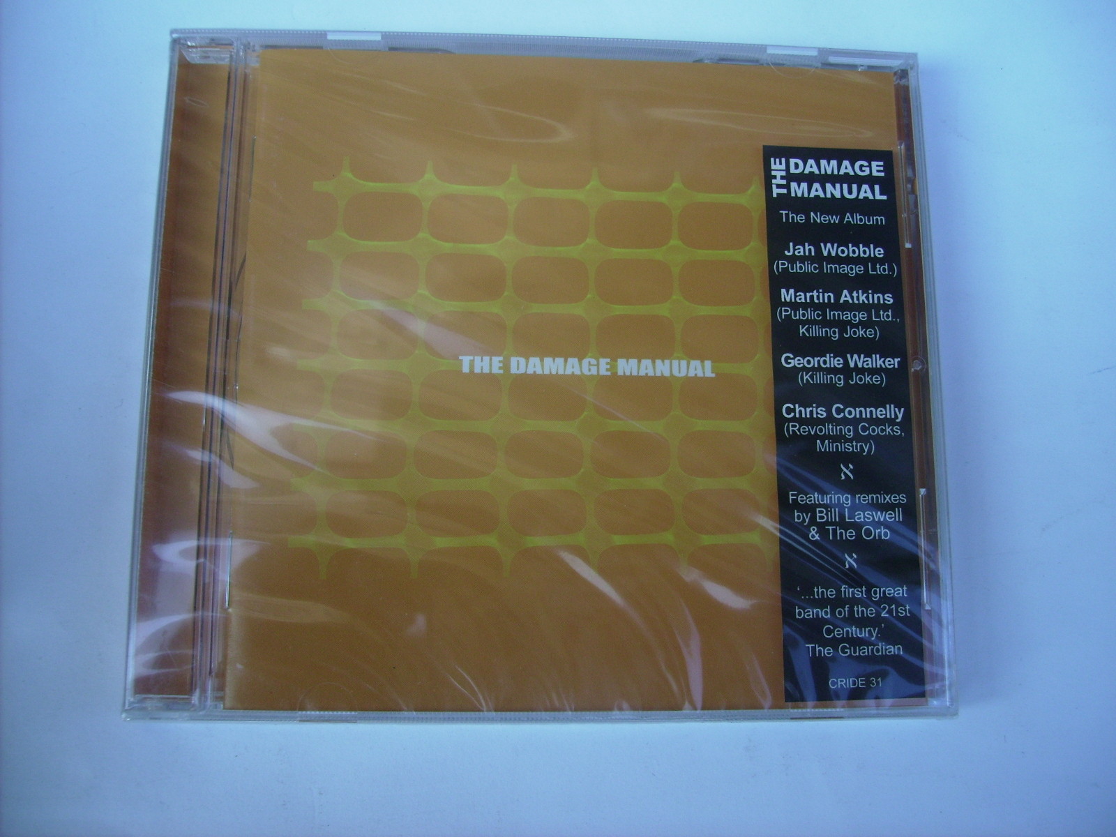 DAMAGE MANUAL - THE DAMAGE MANUAL - CD NEW SEALED - BILL LASWELL - JAH WOBBLE