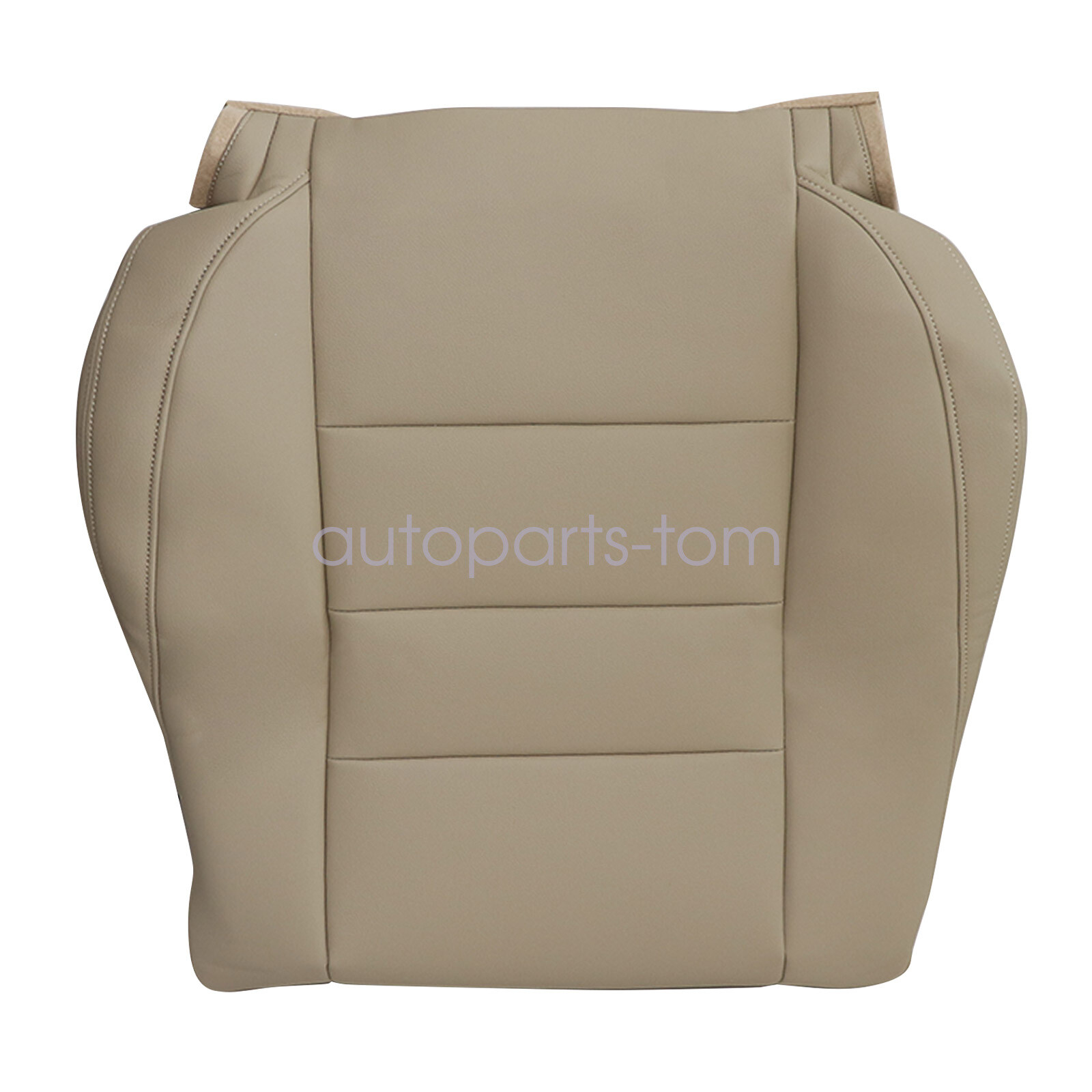 Fits 08 to 12 Honda Accord Driver Lean Back Replacement Leather Seat Cover Tan