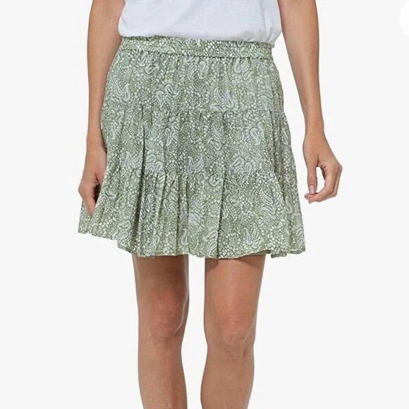 Flowy mini skirt clearance us